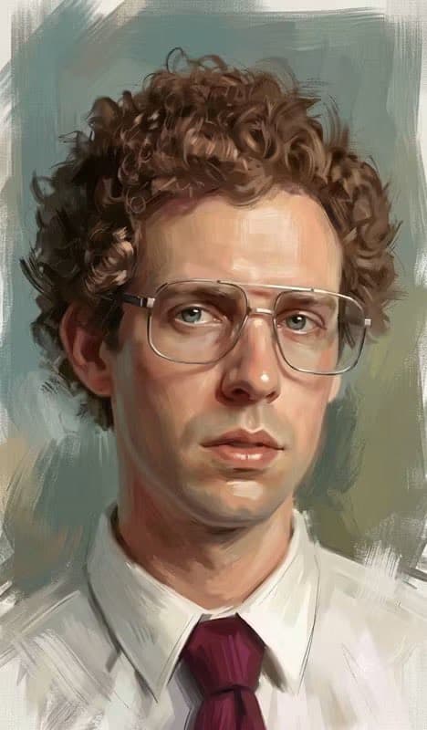 Modern Portrait in Warm Painterly Strokes