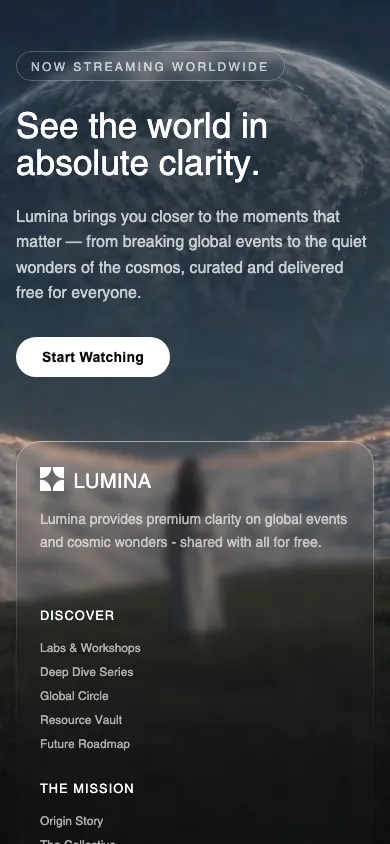 模型生成 UI 的手机截图