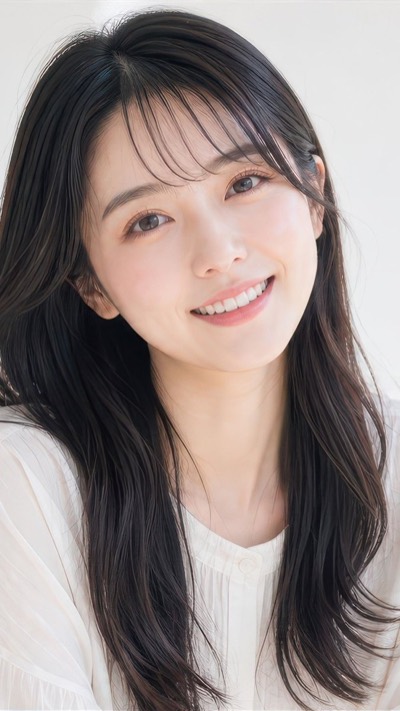 干净的高调美妆肖像
