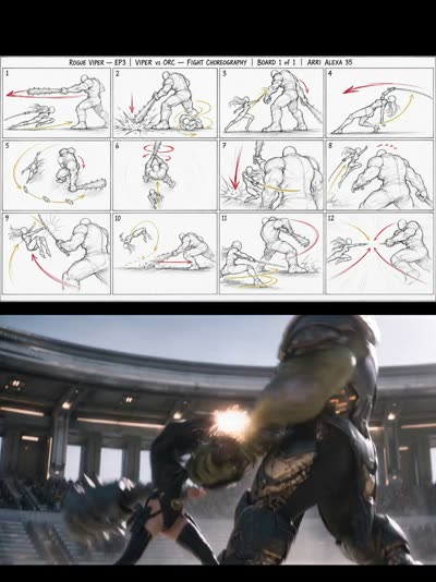 角斗场决斗动作