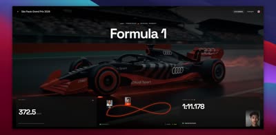 Gemini Formula 1 动态数据面板